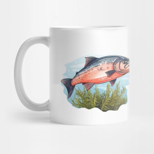 Pacific Northwest Salmon Mug